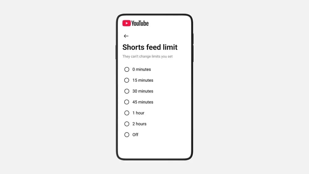 YouTube теперь блокирует Shorts: лимит 0 минут