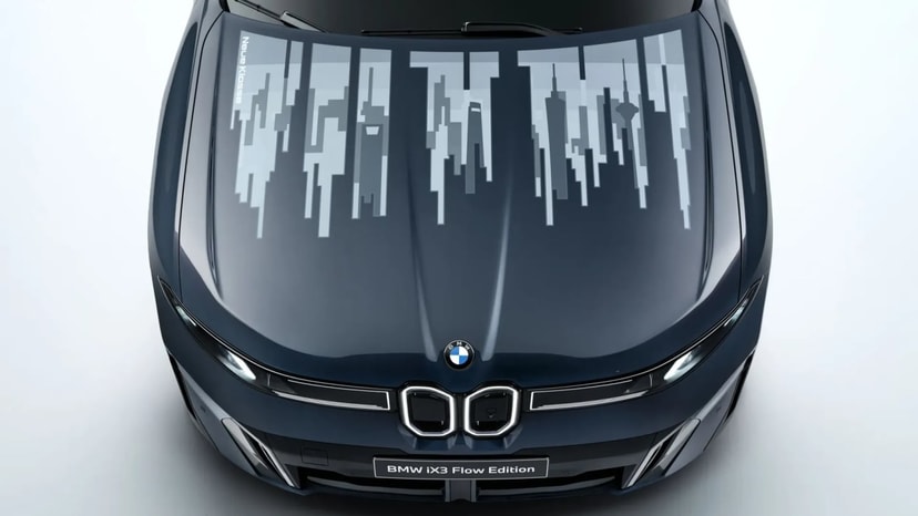 BMW lanza iX3 Flow con capó E‑Ink Prism el 24‑abr‑2026
