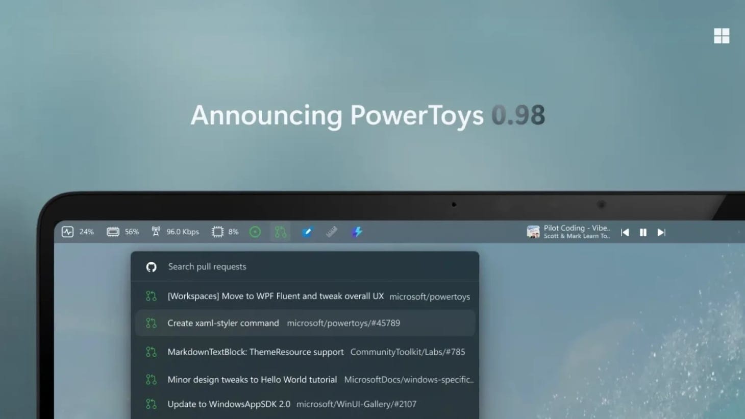 PowerToys 0.98: Palette Dock ускорит работу в Windows 11