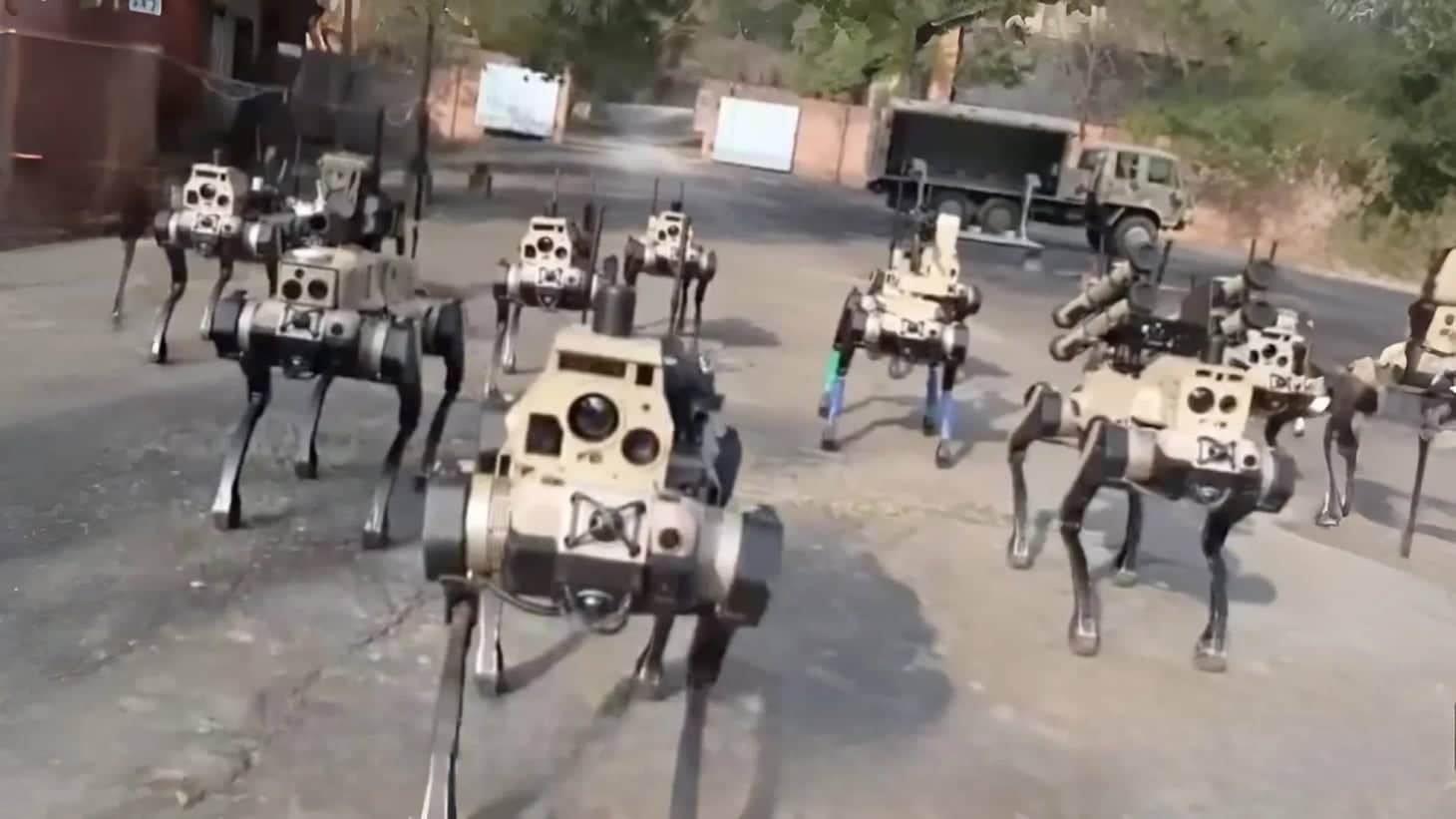 China's PLA Debuts Distributed‑Control Ground Drone Pack